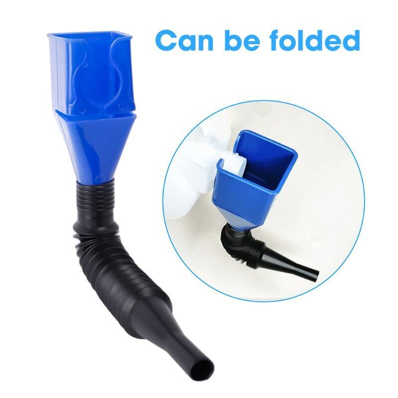 READY STOCK‼️ Telescopic Oil Funnel | Foldable & Portable | Car Truck Motorcycle Refueling Funnel with Filter 伸缩油漏斗