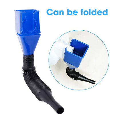 READY STOCK‼️ Telescopic Oil Funnel | Foldable & Portable | Car Truck Motorcycle Refueling Funnel with Filter 伸缩油漏斗