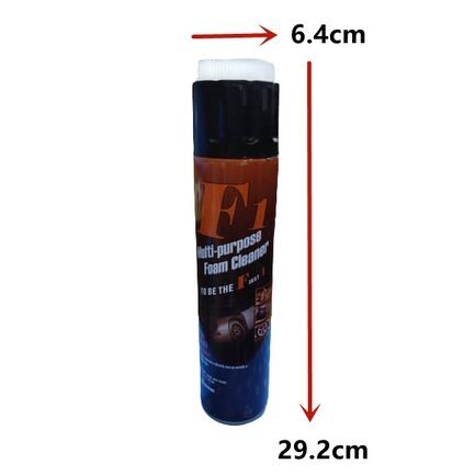 F1 High-Quality Multi-Purpose Foam Cleaner Spray 650ml | Car Interior & Cushion Cleaner |  功能泡沫清洁喷雾 车内清洁 & 座垫去污