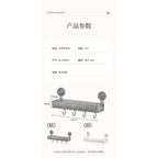 Bathroom Suction Cup Rack Transparent Perforation-Free Tripod Toilet Wall-Mounted Washstand Storage Shelf