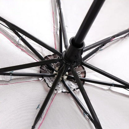READY STOCK‼️ Foldable UV Protection Umbrella Silver Coating Anti-Rain Sun Kalis Hujan Matahari #3001 自动雨伞