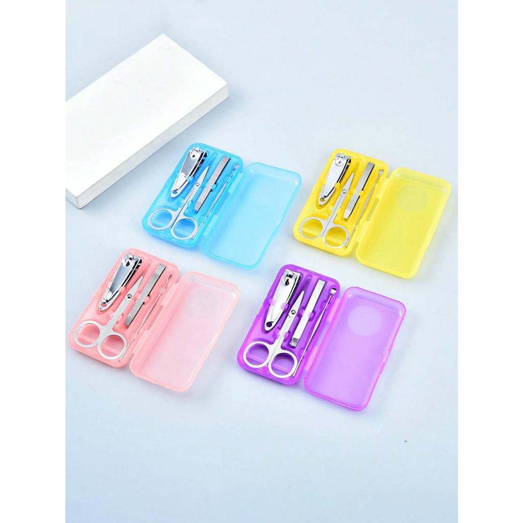 4 in1 Manicure Set Pedicure Kit Nail Clipper Set Cuticle Pusher Manicure Kit