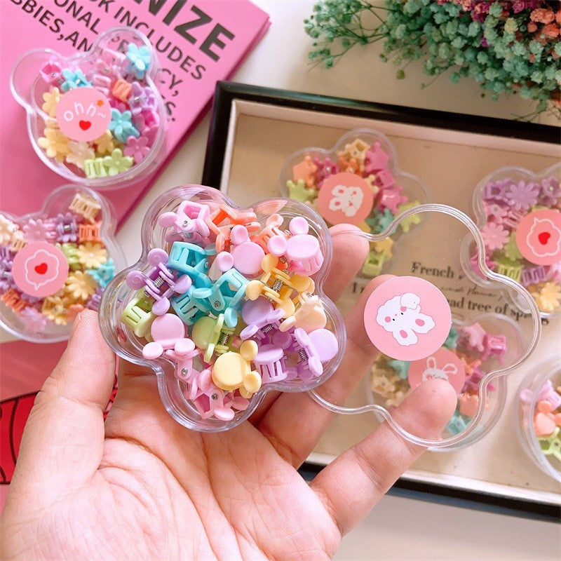 Cute Kids Hair Accessories Set Colorful Hair Ties and Towel Rings-CSW1001