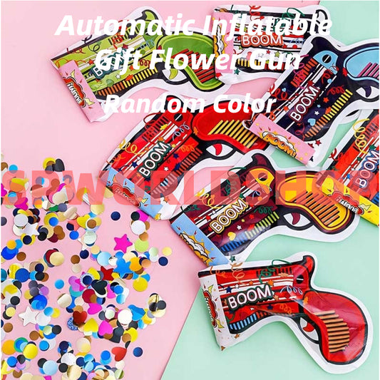 READY STOCK!!! Automatic Inflatable Gift Flower Children's Day Toy Atmosphere Props Festival Party Supplies 自动充气礼品花