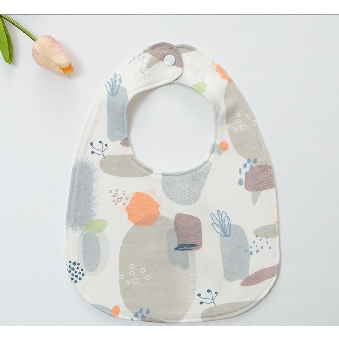 READY STOCK!!! 100% Cotton U-Shaped Baby Bib | Soft Newborn Burp Cloth | Feeding Bibs WW0849 U型100%纯棉婴儿围兜 | 新生儿柔软口水巾