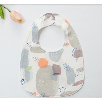 READY STOCK!!! 100% Cotton U-Shaped Baby Bib | Soft Newborn Burp Cloth | Feeding Bibs WW0849 U型100%纯棉婴儿围兜 | 新生儿柔软口水巾