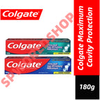 READY STOCK!!! Colgate Maximum Cavity Protection Fresh Cool Mint/Great regular flavor Toothpaste 180g