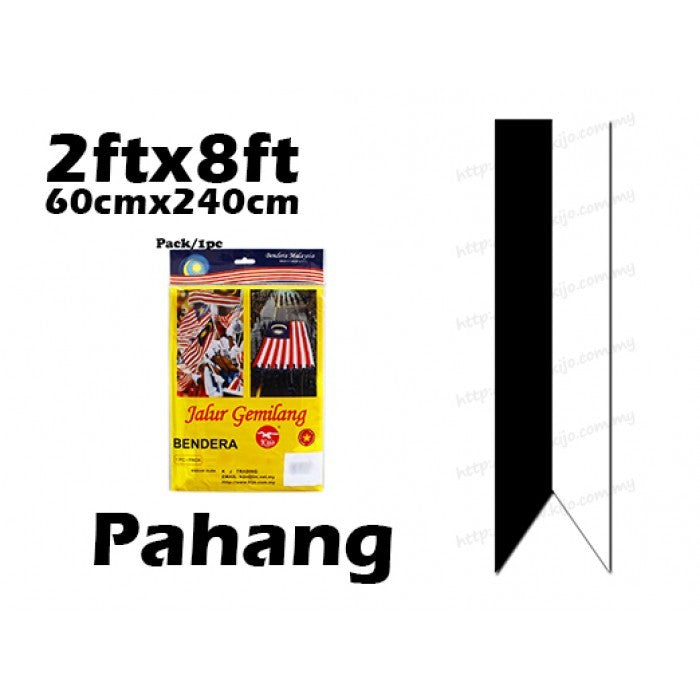 2x8ft【Cotton】Malaysia Flag & All State Flag 60cmx240cm Bendera Negeri Bendera Wilayah Johor Selangor Sembilan