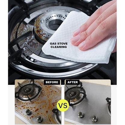 READY STOCK!!! 80PCS Kitchen Cleaning Wipes Kitchen Cleaning Wet Tissue Degreasing Tisu Dapur Tisu Basah Dapur 廚房清潔濕巾