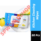 READY STOCK!!! 80PCS Kitchen Cleaning Wipes Kitchen Cleaning Wet Tissue Degreasing Tisu Dapur Tisu Basah Dapur 廚房清潔濕巾