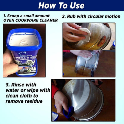 Oven and Cookware Cleaner 500g Rust Oil Grease Stainless Steel Pencuci Periuk 不锈钢清洁膏