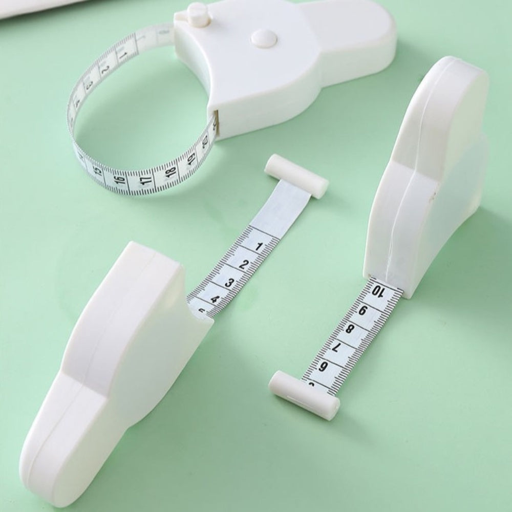 READY STOCK‼️ Body Measuring Tape | Retractable & Accurate | Fitness Waist Chest Leg Measurement 便携式卷尺健身腰围胸围 腿围测量