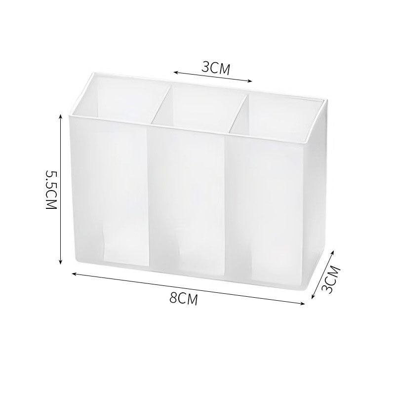 READY STOCK!!! Wall Mounted Storage Box with Lid | Lipstick, Scissors, Data Cable & Eyebrow Pencil Organizer 壁挂式带盖收纳盒