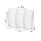 READY STOCK!!! Wall Mounted Storage Box with Lid | Lipstick, Scissors, Data Cable & Eyebrow Pencil Organizer 壁挂式带盖收纳盒