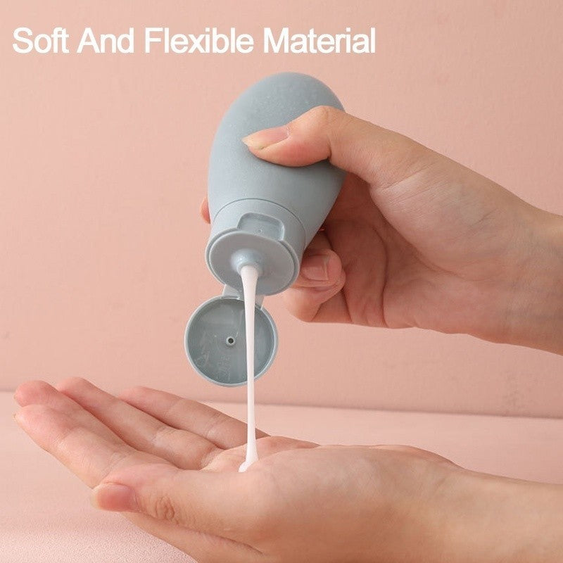 (READYSTOCK) 3 in 1 60ml Travel Refill Bottle Portable Lotion Squeeze Tube Empty Essence  Refill Bottle 60ml 旅行分装瓶