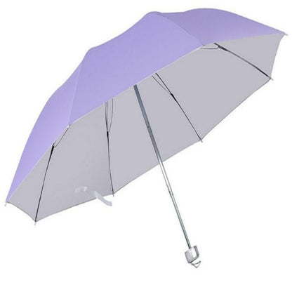 READY STOCK‼️ Foldable UV Protection Umbrella Silver Coating Anti-Rain Sun Kalis Hujan Matahari #3001 自动雨伞