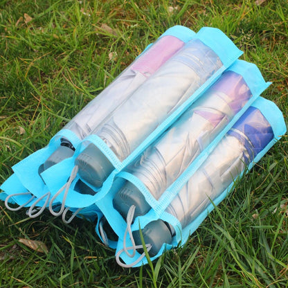 READY STOCK‼️ Foldable UV Protection Umbrella Silver Coating Anti-Rain Sun Kalis Hujan Matahari #3001 自动雨伞