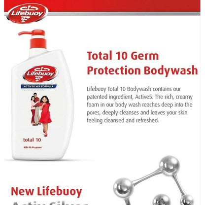 READY STOCK‼️ Lifebuoy Anti-Bacterial Shower Gel 900ml/950ml Sabun Mandian Bunuh 99.9% Kuman