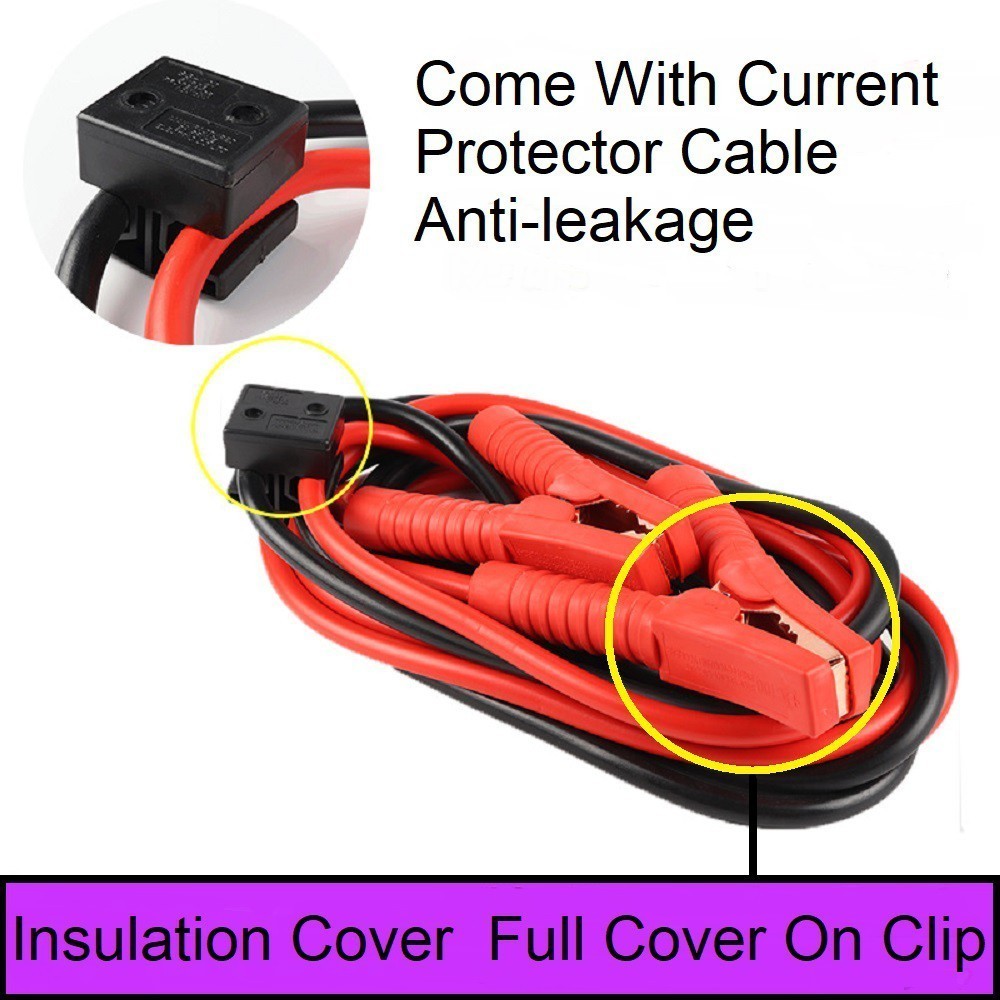 (READYSTOCK) 2000AMP 4 meter / 2000AMP 3 meter Starter booster  CAR Battery JUMPER CABLE  应急电瓶线 Emergency Starter CABLE