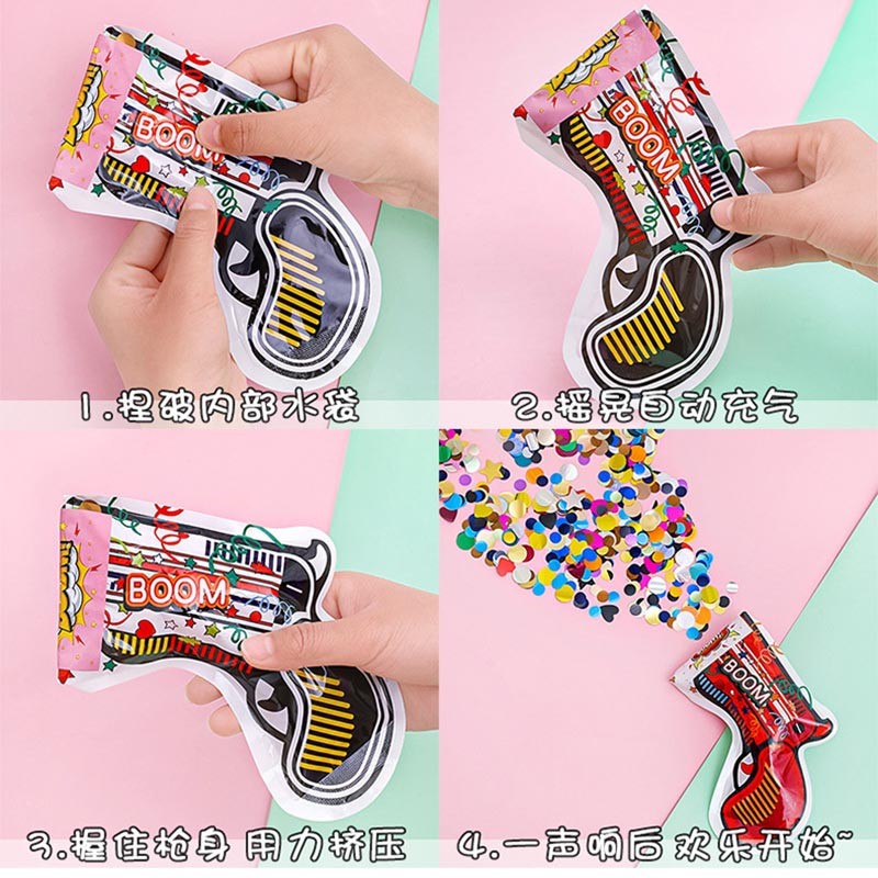 READY STOCK!!! Automatic Inflatable Gift Flower Children's Day Toy Atmosphere Props Festival Party Supplies 自动充气礼品花