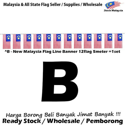 Malaysia Flag Line Banner Malaysia All State Flag Line Malaysia Triangle Flag Straight Flag Line