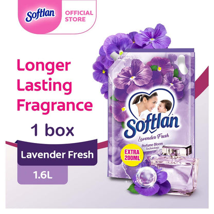 READY STOCK!!!SOFTLAN FABRIC SOFTENER 1.5L/1.6L REFILL Value Pack 1 Box 8 Pack