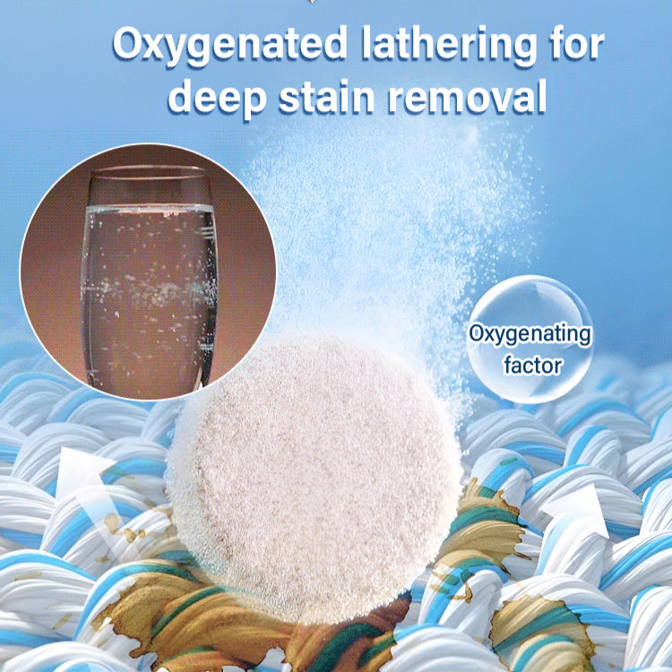 READY STOCK!!! Effervescent Cleaning Tablets | Universal Stain Removal Cube  (10pcs x 5g) 家用泡腾清洁片 | 万能去污块