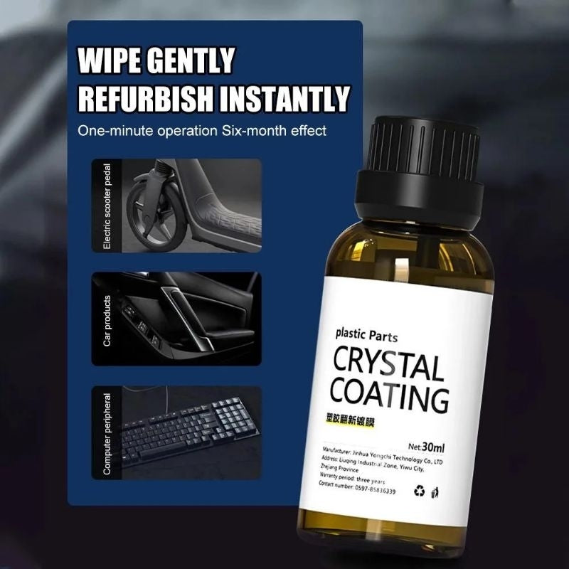 READY STOCK!!! Crystal Coating | Plastic Coating | 30ML  现货‼️ 水晶镀膜 | 塑料镀膜 | 30ML
