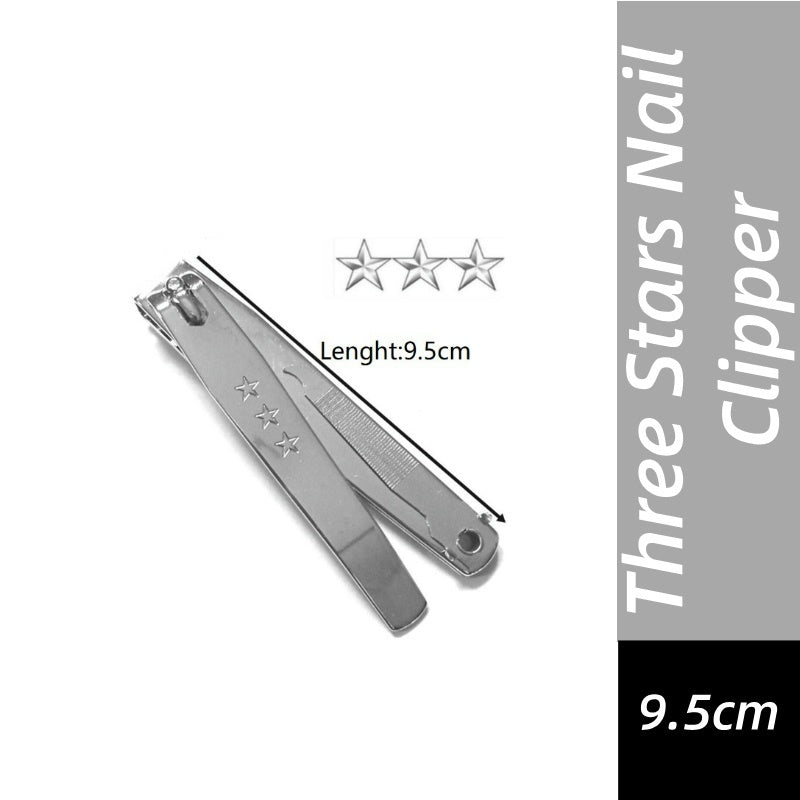 Three Stars Nail Clipper / Kijo Small and Big Nail Clipper 1-Pcs 三星指甲剪