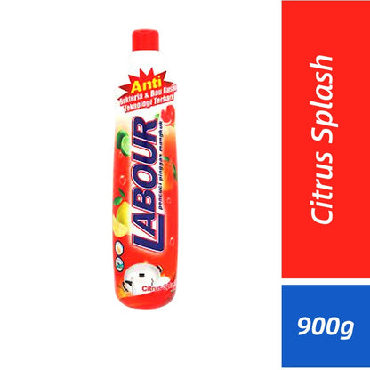 LABOUR Dishwashing Liquid 900ml (Lime/Lemon/Apple/Orange/Aroma Tea/Citrus Splash)