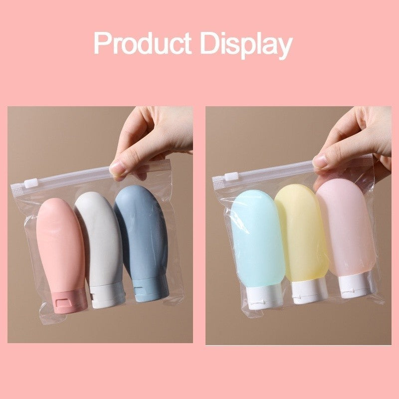 (READYSTOCK) 3 in 1 60ml Travel Refill Bottle Portable Lotion Squeeze Tube Empty Essence  Refill Bottle 60ml 旅行分装瓶