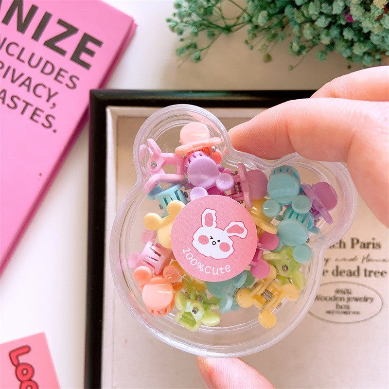 Cute Kids Hair Accessories Set Colorful Hair Ties and Towel Rings-CSW1001