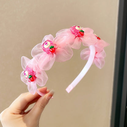 Cute Cartoon Headband Little Girl High-end Mesh Headband-CSW1009