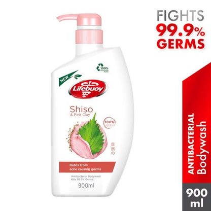 READY STOCK‼️ Lifebuoy Anti-Bacterial Shower Gel 900ml/950ml Sabun Mandian Bunuh 99.9% Kuman