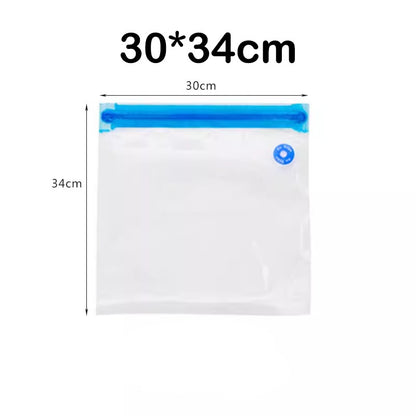 READY SYOCK!!! Manual Air Pump Portable Vacuum Sealer Machine with Vacuum Food Storage Bag Transparent Food Sealed Bag