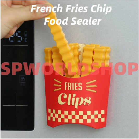 READY STOCK‼️ 12PCS Food Sealer Clip Magnetic Packet Clipper Penjepit Plastik Beg Snek Kentang 薯条封口夹