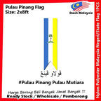 2x8ft【Cotton】Malaysia Flag & All State Flag 60cmx240cm Bendera Negeri Bendera Wilayah Johor Selangor Sembilan