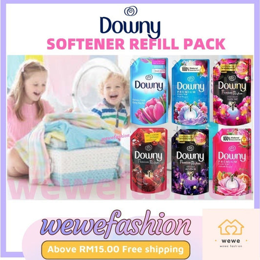 ✅ READY STOCK‼️ Downy Fabric Softener Refill 1.35L/1.4L/1.5L | Pewangi Pakaian Harum Tahan Lama Lembut Segar