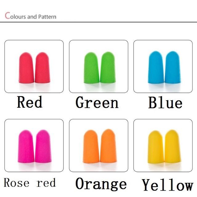 READY STOCK‼️ 3/6 Pairs Soft Foam Ear Plugs Noise Reduction Penyumbat Telinga Tidur Travel Anti-Bising 耳塞  防噪音耳塞