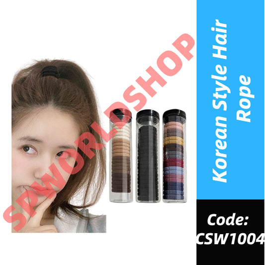 Korean Style Hair Rope for Women | Durable & Highly Elastic Rubber Band | Simple &  Hair Accessory - CSW1004 韩版简约发绳
