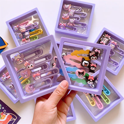 Ins Cute Cartoon Hair Clip Hair Accessory Set-CSW1003