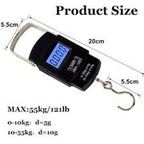 READY STOCK!!! electronic portable scale 50kg portable backlit portable luggage scale portable electronic scale 旅行手提行李秤