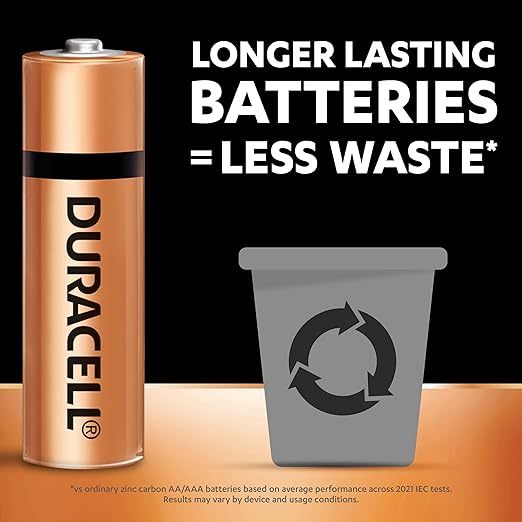 Duracell Everyday Alkaline Battery (AA2 / AA4 / AAA2 / AAA4)