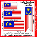 READY STOCK!!! Bendera Malaysia Flag Malaysia Merdeka Flag Jalur Gemilang