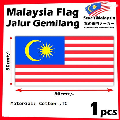 READY STOCK!!! Bendera Malaysia Flag Malaysia Merdeka Flag Jalur Gemilang