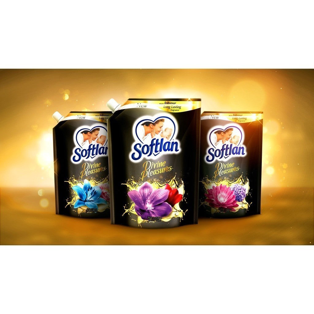 READY STOCK!!!SOFTLAN FABRIC SOFTENER 1.5L/1.6L REFILL Value Pack 1 Box 8 Pack