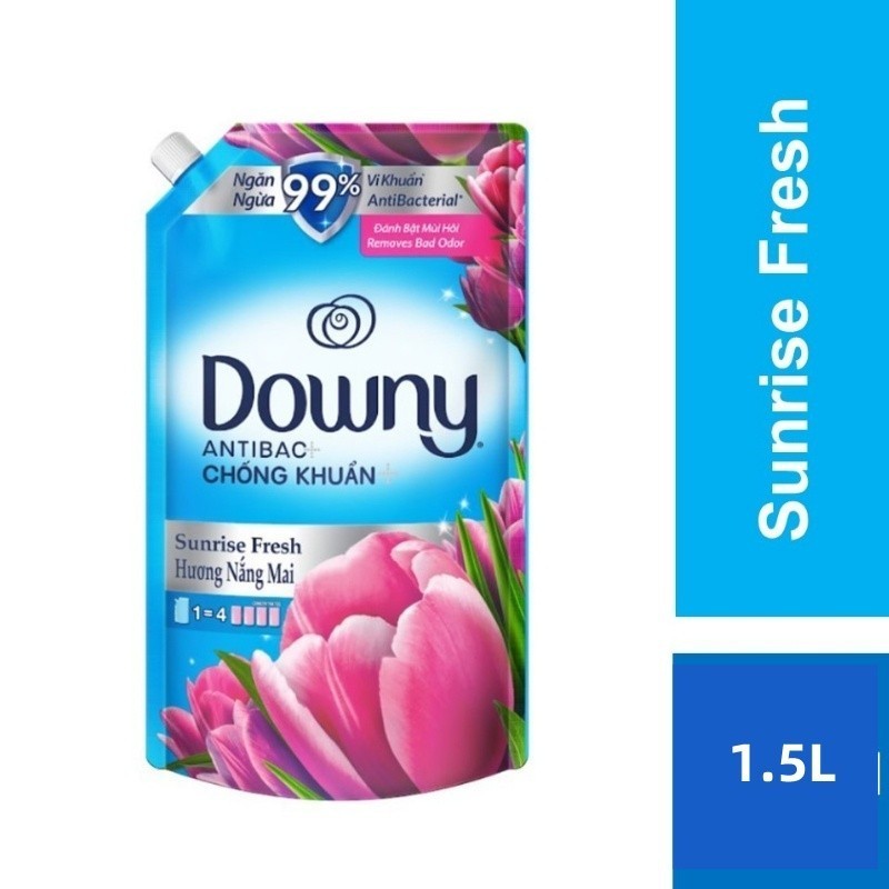 ✅ READY STOCK‼️ Downy Fabric Softener Refill 1.35L/1.4L/1.5L | Pewangi Pakaian Harum Tahan Lama Lembut Segar
