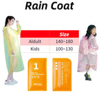 ReadyStock!!!成人儿童一次性雨衣Unisex Rain Coat Kids Thick RainCoat Kids Rain Coat Rainsuit Rainwear Suit Baju Hujan Dewasa Kanak