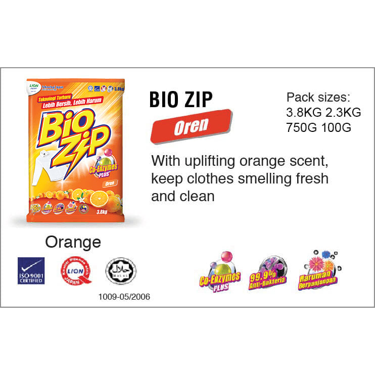 ✅ READY STOCK‼️ Bio Zip Serbuk Pencuci Baju 2.3kg (Magical Bloom/Flora/Oren/Parfum Bouquet/Colour) Harum & Bersih Berkes