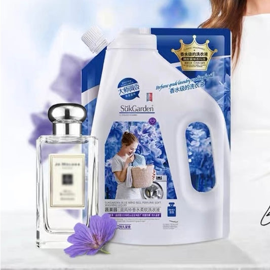 READY STOCK‼️ SukGarden Wild Bluebell Laundry Detergent & Softener 500g-2kg Sabun Baju Harum Tahan Lama 蔬果园蓝风铃洗衣液